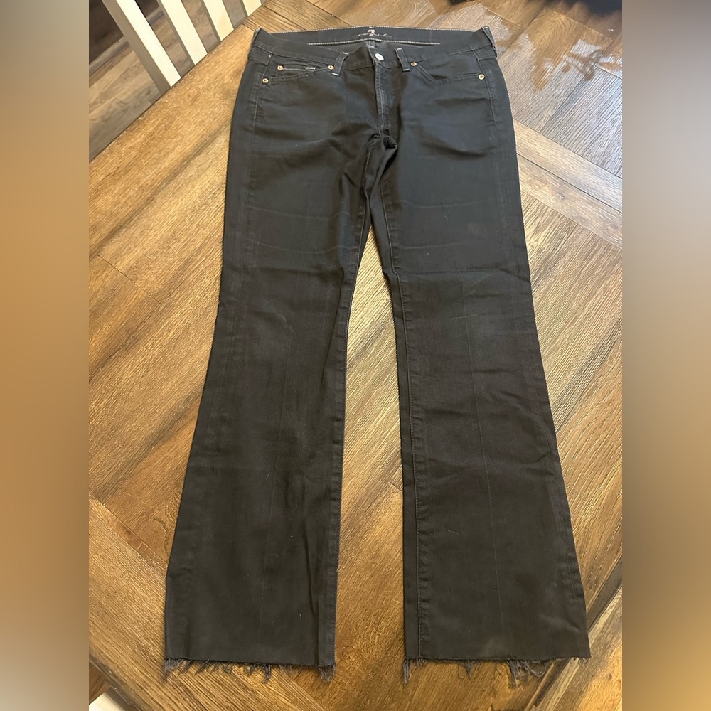 Ladies 31 Black 7 For All Mankind Jeans